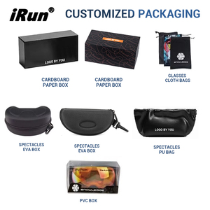 <span class=keywords><strong>IRun</strong></span> logotipo personalizado gafas para correr UV400 gafas de sol deportivas bicicleta de montaña montar carretera gafas de sol al aire libre ciclismo gafas de sol - Product Image 4