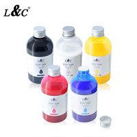 L & C Vente Chaude 200ml 805 Premium Pigment Blanc Dtf Encre Dtf Imprimante Encre pour Epson L1800 1390 4720 3200 Dx5 Dx7