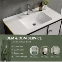 Meuble-lavabo double vasque moderne pour salle de bain avec dessus en pierre, résistant à l'eau, à fixation murale, tiroirs de rangement, combinaison lavabo et meuble pour hôtel
