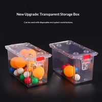 Boîte de rangement rectangulaire transparente en plastique, porte-cartes, plateau de rejet, organisateur de cartes à verrouillage, cartes codées, capacité 8 jeux de cartes à jouer