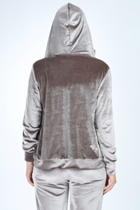 Conjunto de Chándal de Terciopelo con Cremallera para Maternidad, Talla Grande, Invierno, Antiolor, Ecológico, de Alta Calidad, Color y Logotipo Personalizables - Product Image 2