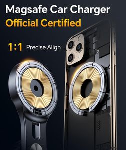 <span class=keywords><strong>Cargador</strong></span> Inalámbrico Magnético para Auto de 15W con Brazo Largo, Imán Fuerte para Rejilla de Ventilación, Fácil de Colocar con una Mano, Compatible Universalmente con Todos los Teléfonos Inteligentes - Product Image 5