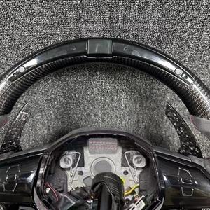 Volante de Fibra de Carbono LED para Volkswagen Golf8 MK8 MK7 MK6 GTI GTD GTS GTE GLI <span class=keywords><strong>R</strong></span>-<span class=keywords><strong>Line</strong></span> <span class=keywords><strong>R</strong></span> Golf7 Golf6 CC Polo Passat JETTA GTR - Product Image 4