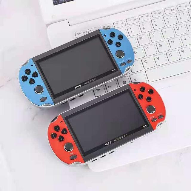 Wholesale X7 Video Game Console Built in 1500 Classic Retro 4.3 Inch Colors Screen Handheld Game Player