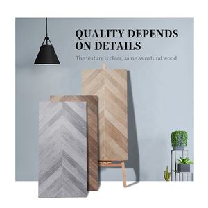 <span class=keywords><strong>Carrelage</strong></span> en céramique et porcelaine aspect parquet <span class=keywords><strong>gris</strong></span>, motif <span class=keywords><strong>chevron</strong></span> en bois pour salle de bain - Product Image 3