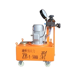 ชุดปั๊มไฮดรอลิกไฟฟ้า Lingqiao ZB4-500 220v สำหรับงานคอนกรีตอัดแรงและดึงเหล็กเส้น - Product Image 4