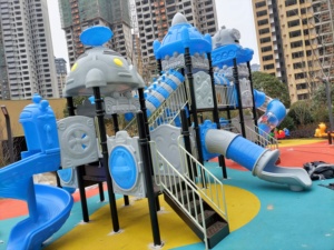 Phong Cách Hiện Đại Vườn Thiết Bị Hiện Đại Bộ Thương Mại Sân Chơi Ngoài Trời Slide Nhựa Trẻ Em Ngoài Trời Sân Chơi Cho Trẻ Em - Product Image 5