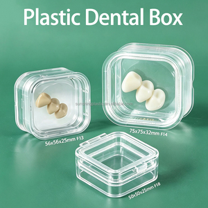 Cajas de Membrana Plástica SUNSHING para Almacenamiento de Materiales Delicados, Estuche para Retenedores Dentales, Caja para Coronas, Estuche de Película Elástica Transparente - Product Image 1