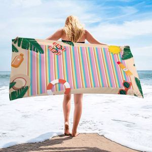 Serviette de plage en coton biologique personnalisée de qualité supérieure, tissu épais et doux, imprimé, grande taille, logo jacquard surdimensionné - Product Image 2