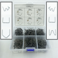 1200 pièces Machine de réparation de plastique automobile fil de soudage voiture pare-chocs réparation Machine de soudage (avec clous chauds/agrafeuses)
