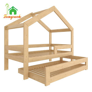 Extended Baby To Montessori, casa para niños pequeños, cama nido para extender, cama de madera para niños pequeños - Product Image 3