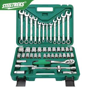 Kits d'outils en acier Steelteks en gros pour la réparation automobile – 44 pièces pour mécaniciens automobiles - Product Image 1