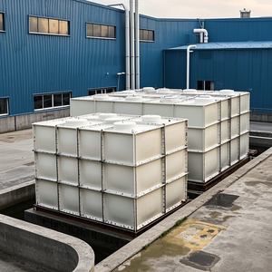 Réservoir de stockage d'eau potable en FRP de 1000 m, garantie de 3 ans, 3000 L/heure, multi-tension (380 V/110 V/220 V), dimensions personnalisables - Product Image 2