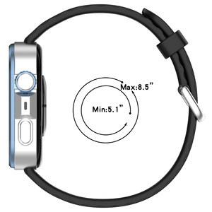 Bracelet en silicone souple pour Huawei Watch <span class=keywords><strong>Fit</strong></span> <span class=keywords><strong>5</strong></span>/4/4 Pro & <span class=keywords><strong>Fit</strong></span> 3 - Bracelet de remplacement confortable - Product Image 5