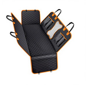 Coussin de siège de <span class=keywords><strong>voiture</strong></span> universel en tissu Oxford 600D, solide, écologique, imperméable, forme spécifique pour <span class=keywords><strong>chien</strong></span>, toutes saisons, matelassé en diamant, pour animaux de compagnie - Product Image 2