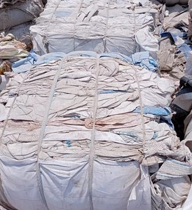 Bolsa Jumbo de PP blanca embalada para chatarra a la venta | Material de polipropileno reciclado limpio ideal para uso en fabricación - Product Image 6