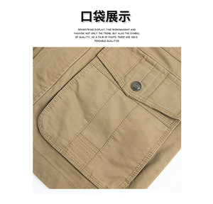 Tùy Chỉnh Thương Hiệu Logo Người Đàn Ông Của Áo Gió Áo Khoác-Thời Trang Giản Dị Áo Bông Với Nhiều Túi, Outwear Cho Mọi Thời Tiết, Cộng Với Kích Thước - Product Image 6