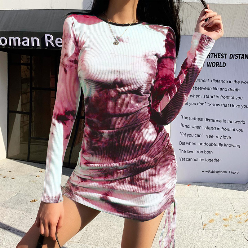 princess polly baby blue dress Tie Dye Bodycon Mini Dress