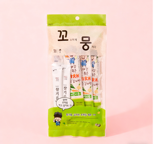 Bộ dụng cụ làm cơm nắm Kkomoong vị rau củ, tự làm vui nhộn, món ăn nhẹ Hàn Quốc tốt cho sức khỏe, đồ ăn châu Á ăn liền, đồ nấu ăn cho trẻ em - Product Image 1