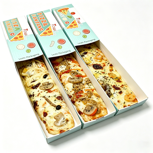 Scatole per Pizza Singole con Manico, Laminazione Opaca e Rivestimento UV, Riciclabili e Personalizzabili per Facile Trasporto e Comodità del Cliente - Product Image 4