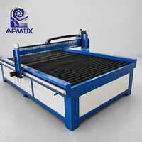 Mesin Pemotong Plasma CNC Gantry Portabel Dengan Kontrol Ketinggian Torch, Sumber Plasma 100A 220V untuk Logam Baja
