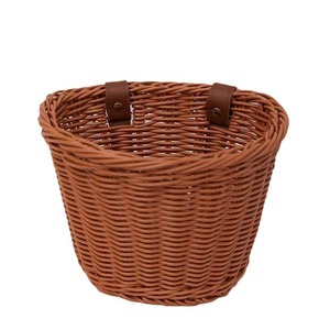 Cesta de almacenamiento de gran capacidad Retro Universal para niños y <span class=keywords><strong>bicicleta</strong></span> eléctrica Scooter bolsa colgante de ratán - Product Image 5