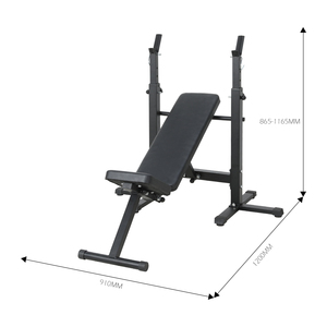 Panca Pesi Inclinabile Pieghevole per Principianti <span class=keywords><strong>con</strong></span> <span class=keywords><strong>Schienale</strong></span> Regolabile per Allenamento Pettorali - Spedizione da Magazzino Francia - Product Image 6