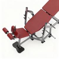 Banc de musculation réglable en acier, durable et sûr, pour usage commercial, unisexe, inclinable, pour un entraînement efficace