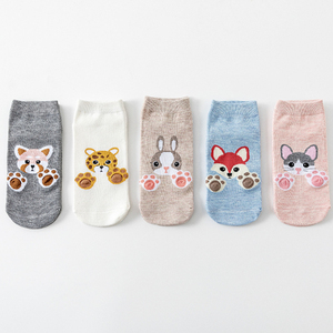Women's Cotton Ankle <strong>Socks</strong> New Wholesale Cartoon Animal Character Summer Knitted <strong>Socks</strong> - Product Image 6