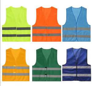 Bán Buôn Giá Rẻ Giá 100% Polyester Hi VIS An Toàn Vest Tùy Chỉnh Làm Việc Mặc Unisex Phản Quang Vest Cho Nam Giới - Product Image 3