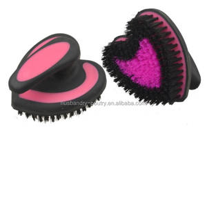 Brosse à curry pour <span class=keywords><strong>cheval</strong></span>, brosse de massage pour <span class=keywords><strong>cheval</strong></span> avec revêtement en <span class=keywords><strong>caoutchouc</strong></span> - Product Image 1