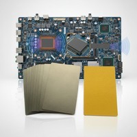 Feuille de ferrite anti-interférence NFC RFID à haute perméabilité, patch de blindage auto-adhésif pour la protection des capteurs industriels