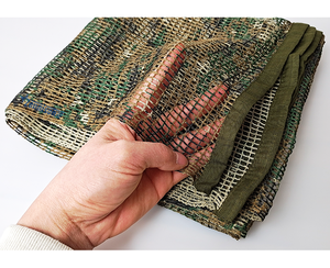 工場直販マルチカム大型グリッド戦術スカーフカモスクリムネットネックスカーフベールスナイパー大型釣り迷彩スカーフ - Product Image 3