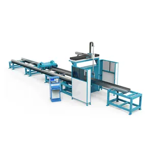 brand new CNC plasma cutting machine for L steel, U steel and H steel cutting, cheap price
