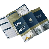 Conception personnalisée Service d'impression Brochure de prospectus Brochure Fiche de catalogue Manuel d'instructions Menu de restaurant Impression de produits en papier