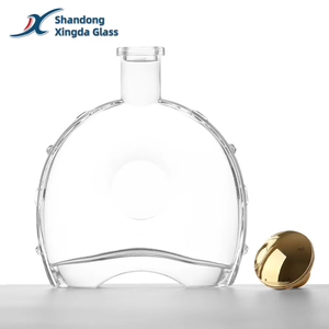 Botella de Vidrio Reciclable Ecológica de 750 ml con Tapón de Corcho Mate para Brandy, <span class=keywords><strong>Tequila</strong></span> y Vino, Suministro Directo de Fabricantes Chinos - Product Image 4