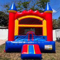 Château gonflable PVC commercial extérieur sur le thème de la princesse, structure de saut gonflable, château gonflable à souffler
