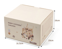 Marche-bébé en bois OEM ODM avec centre d'activités pour les tout-petits