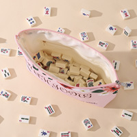Sac de rangement multifonctionnel pour Mahjong, avec bandoulière réglable, résistant à l'usure et imperméable