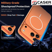 Coque de téléphone magnétique mate antichoc pour iPhone 16 Pro Max, compatible également avec iPhone 17 Air et 15 Pro Max