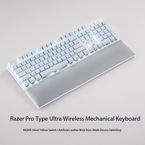 Razer Pro Type Ultra Mechanical Wireless <b>Keyboard</b> 3-Mode 2.4G USB White Backlit for Mac & Windows Office - Product Image 4