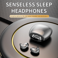 Écouteurs TWS MD528 pour le sommeil, suppression du bruit, casque de jeu, indicateur de batterie LED, mini son stéréo Hifi, écouteurs sportifs avec microphone