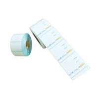 Etiquetas Adhesivas Térmicas de 4x6 Pulgadas para Supermercados y Envíos, Etiquetas de Código de Barras de Plástico de 2''x1'', Resistentes al Agua, al Aceite y a los Arañazos