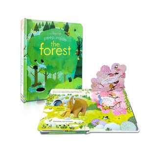 Livres cartonnés pour enfants, livre pop-up, livre en anglais pour bébé, livre cartonné 3D avec rabat, impression d'édition, services d'impression personnalisés - Product Image 1