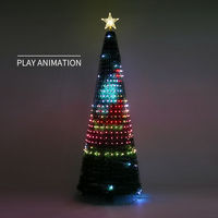 Tira de luz LED KING YI vacaciones navideñas neón LED punto de luz LED lámpara bombilla Control inteligente color luces de Navidad