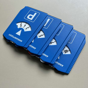 Disque de stationnement en plastique avec minuterie, 4 couleurs disponibles, avec fente pour pièce de monnaie en euros, compteur de stationnement - Product Image 2