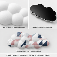 Tigerwings personnalisé Silicone nuage tapis de souris clavier Anti Silp ergonomique Gel repose-poignet ensemble avec mousse à mémoire