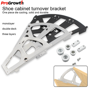 Charnière en acier inoxydable pour armoire à chaussures à rabat, quincaillerie de meubles, sortie d'usine - Product Image 3