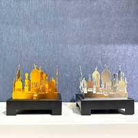 Nouveau brûleur d'encens en métal arabe pour le Ramadan, Bakhoor, salutations festives, brûleur d'encens musulman pour mosquée