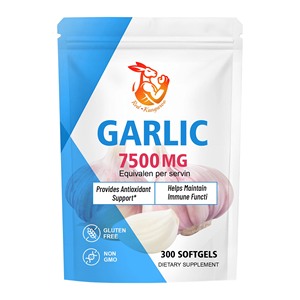 Gélules d'ail OEM ODM contenant 100 mg d'extrait d'ail, contribuent à maintenir la fonction immunitaire, capsules molles d'ail - Product Image 1